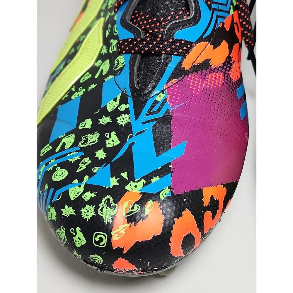 adidas Adizero Spark Mismatch Football Men’s 12 Graffiti Multicolor Cleat